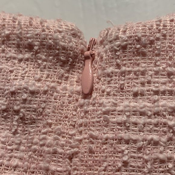 NWT Nicole Miller Pink Bouclé Looks Expensive Lined Sheath Knee Length Dress 10 - Picture 13 of 15